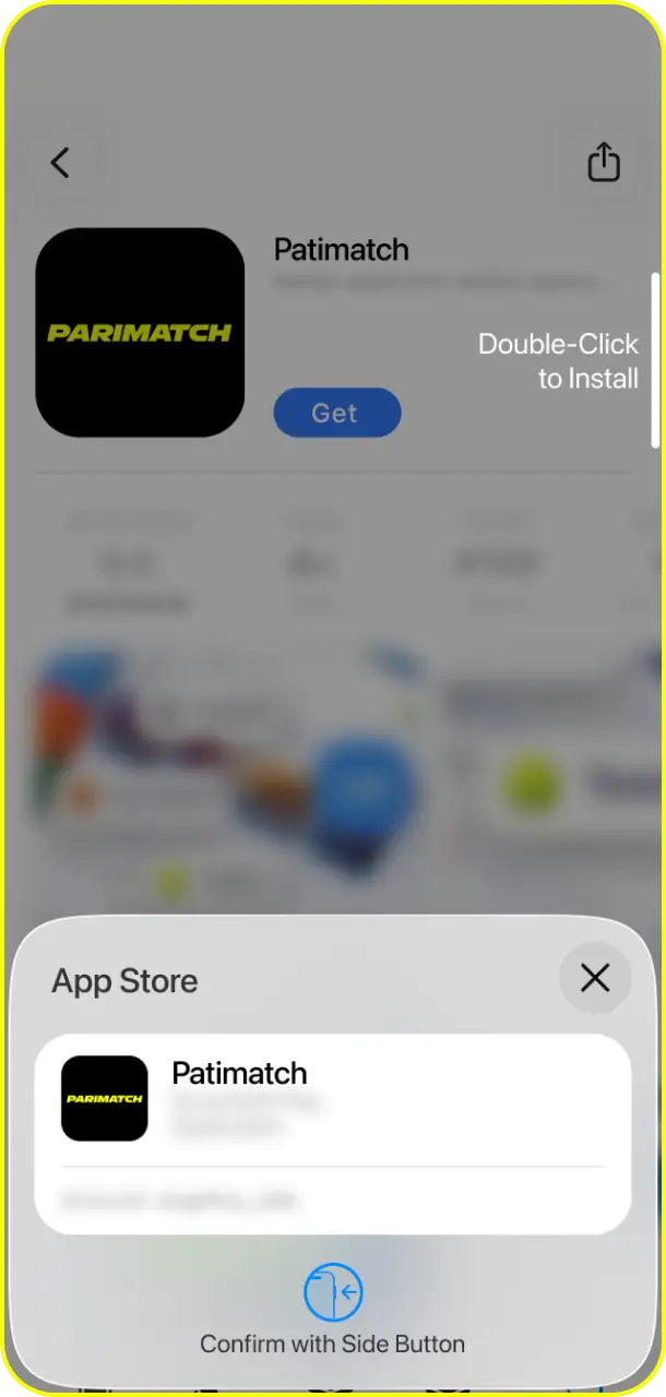 Install from the App Store safely to get the verified software for Parimatch Aviator.