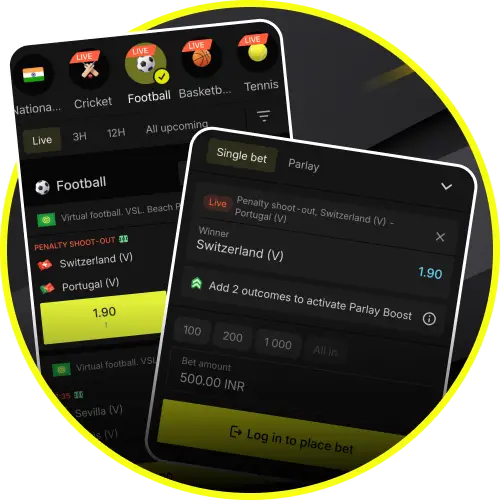 Place instant in-play wagers using the dynamic live betting features inside the Parimatch app.