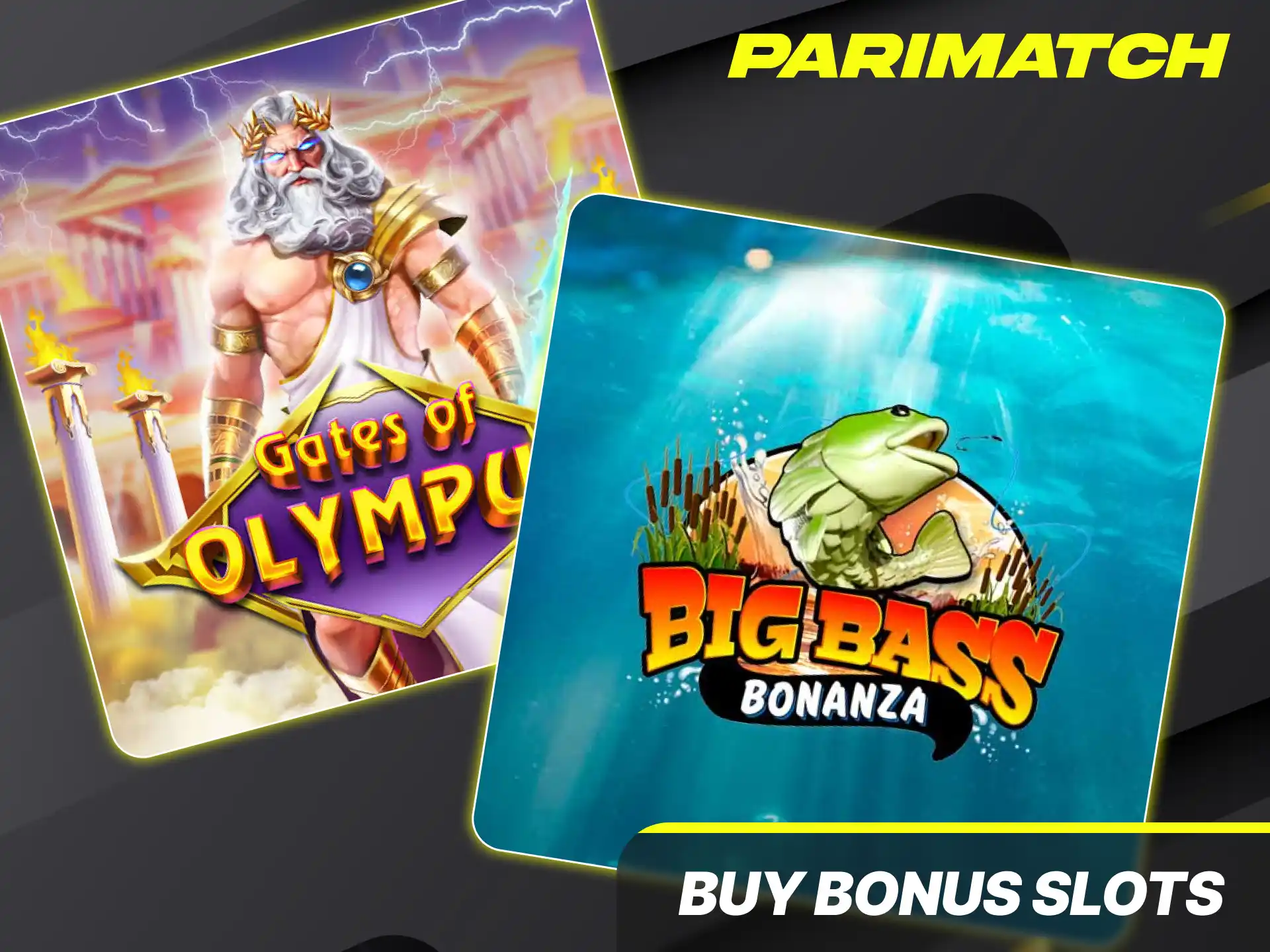 Trigger free spins features instantly by choosing high-paying buy bonus slots at Parimatch slots.