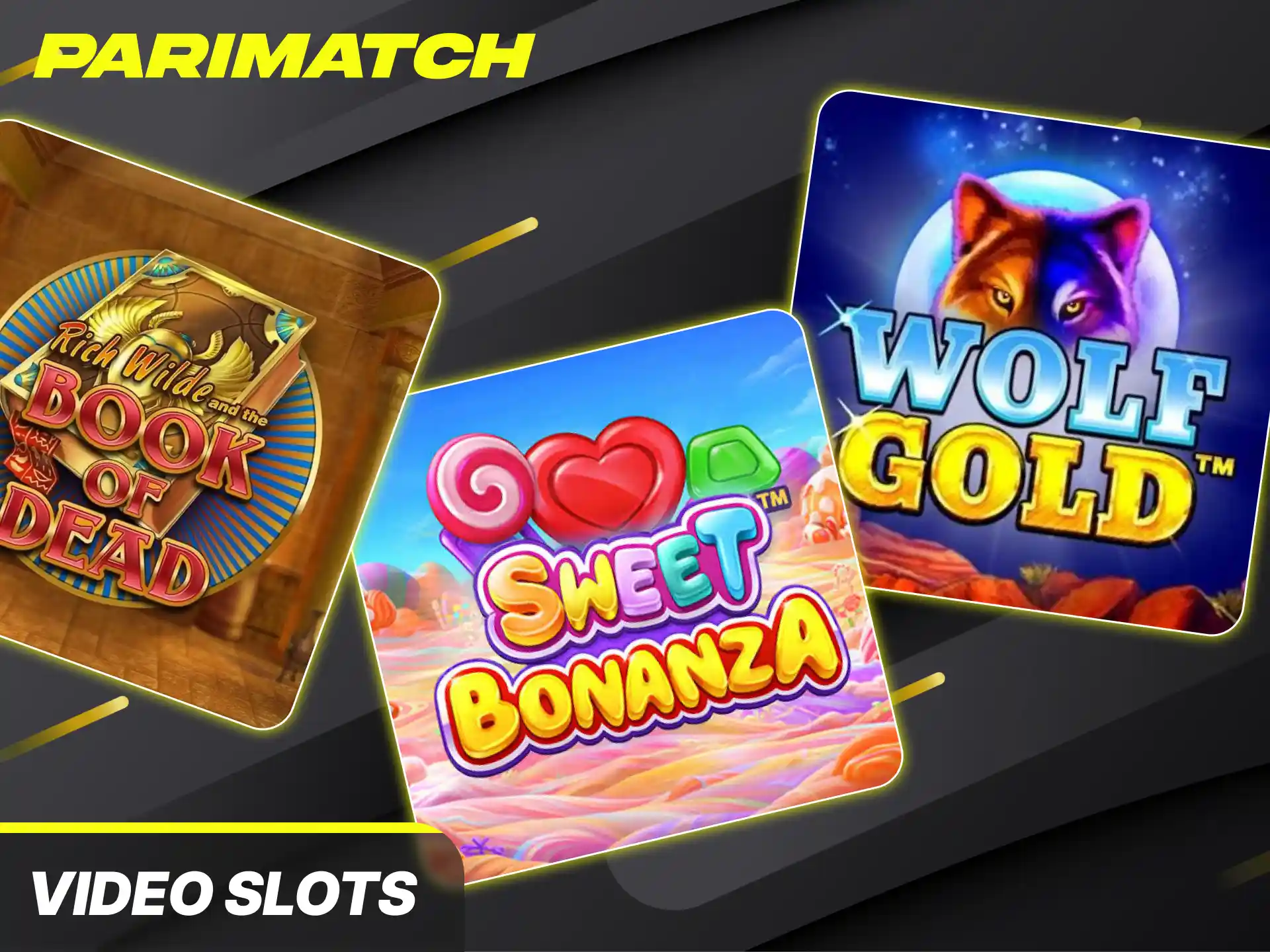 Enjoy modern graphics and bonus features when launching video slots on Parimatch slots.