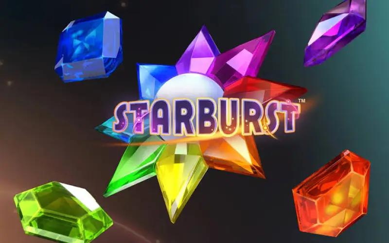 Spin the radiant cosmic reels of the famous Starburst slot at Parimatch.